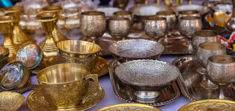 4. Brass and Metal Handicrafts
