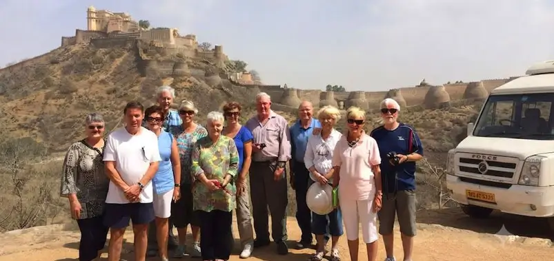 International tourists on a private Rajasthan tour