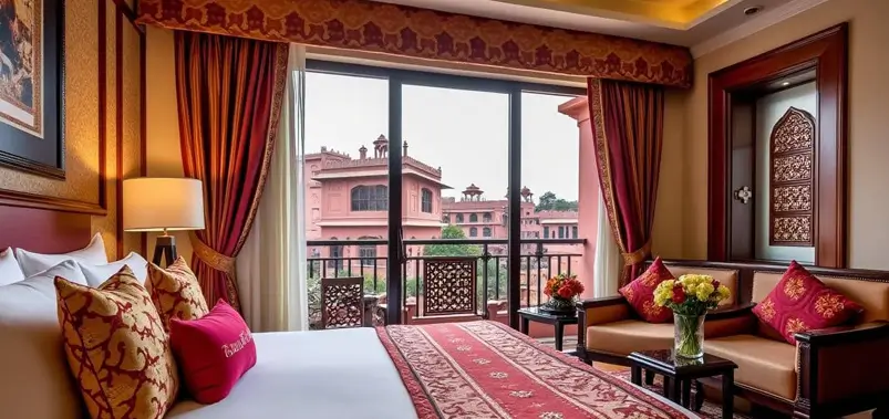 luxury heritage hotel room rajasthan